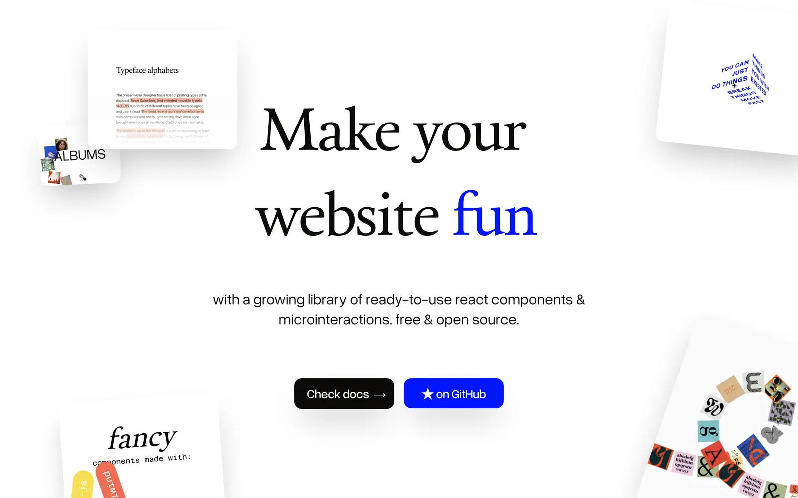 Fancy Components