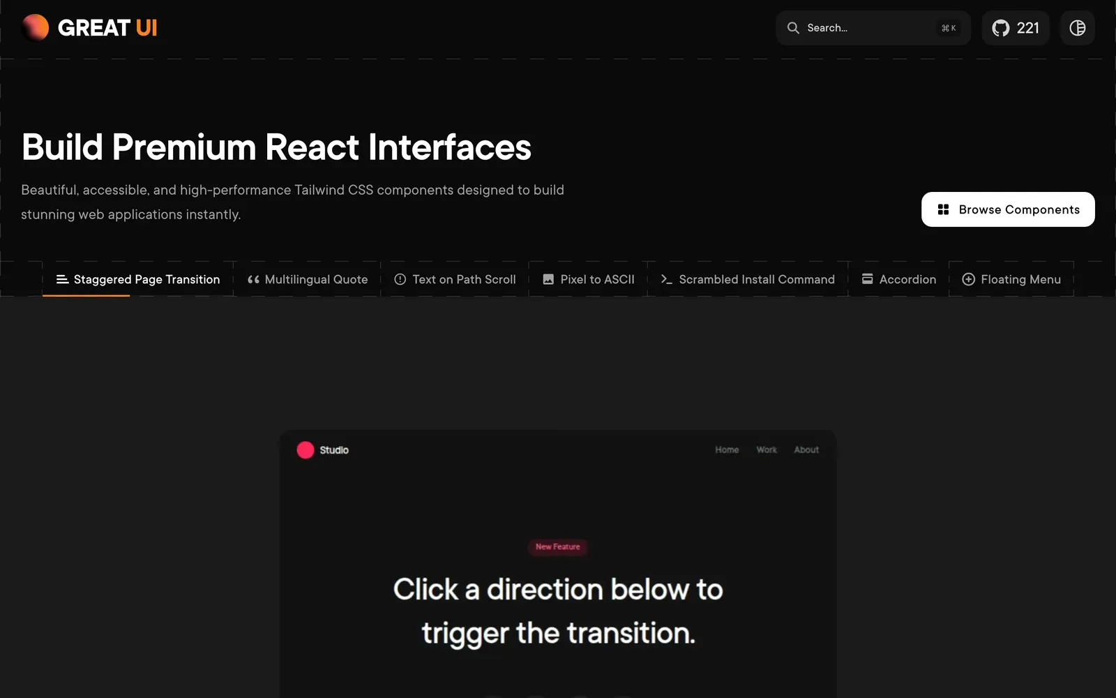 Great UI