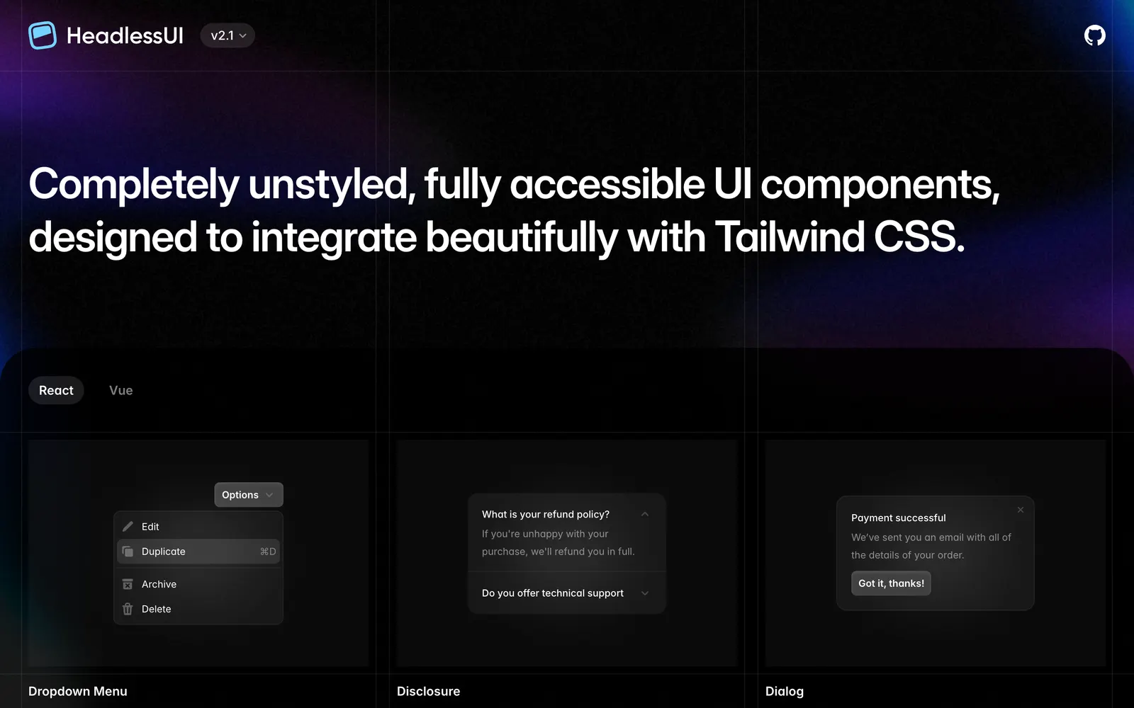 Headless UI