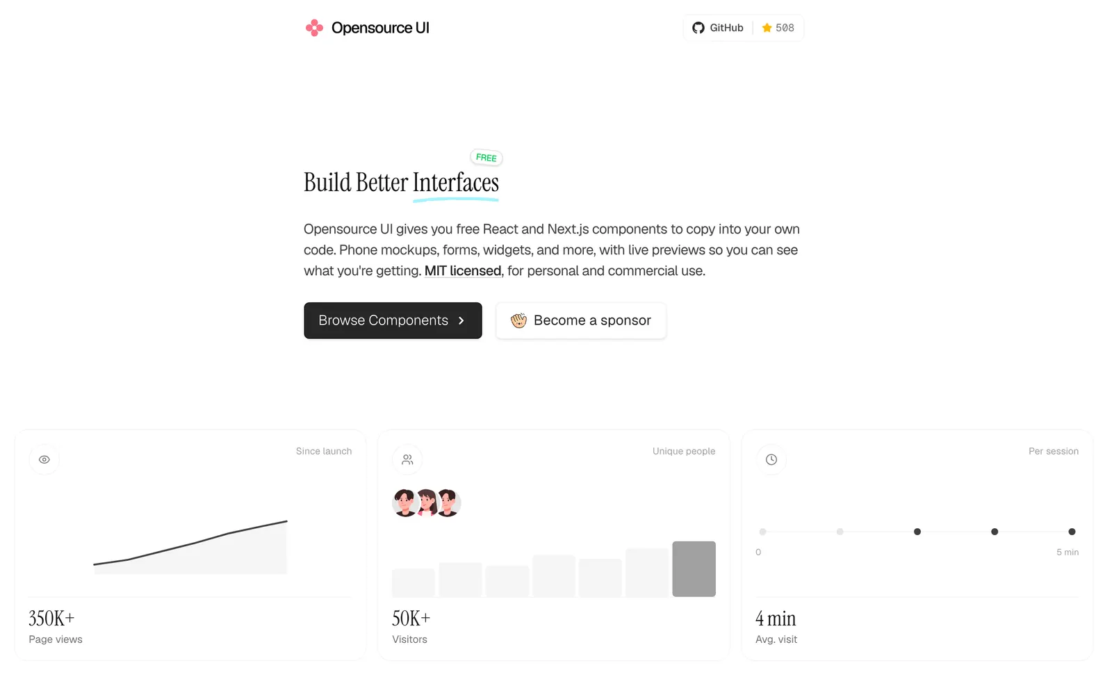 Opensource UI