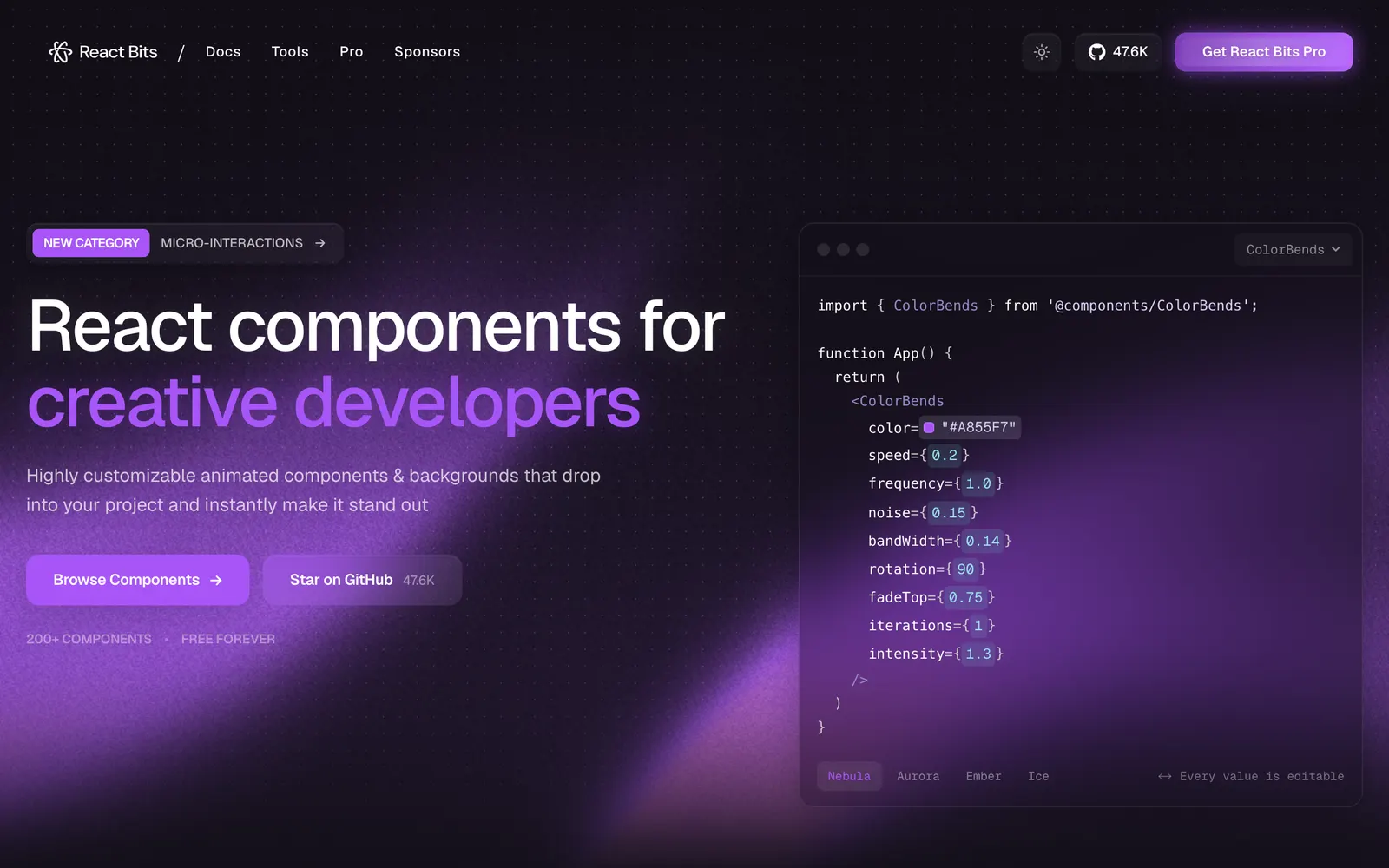 React Bits