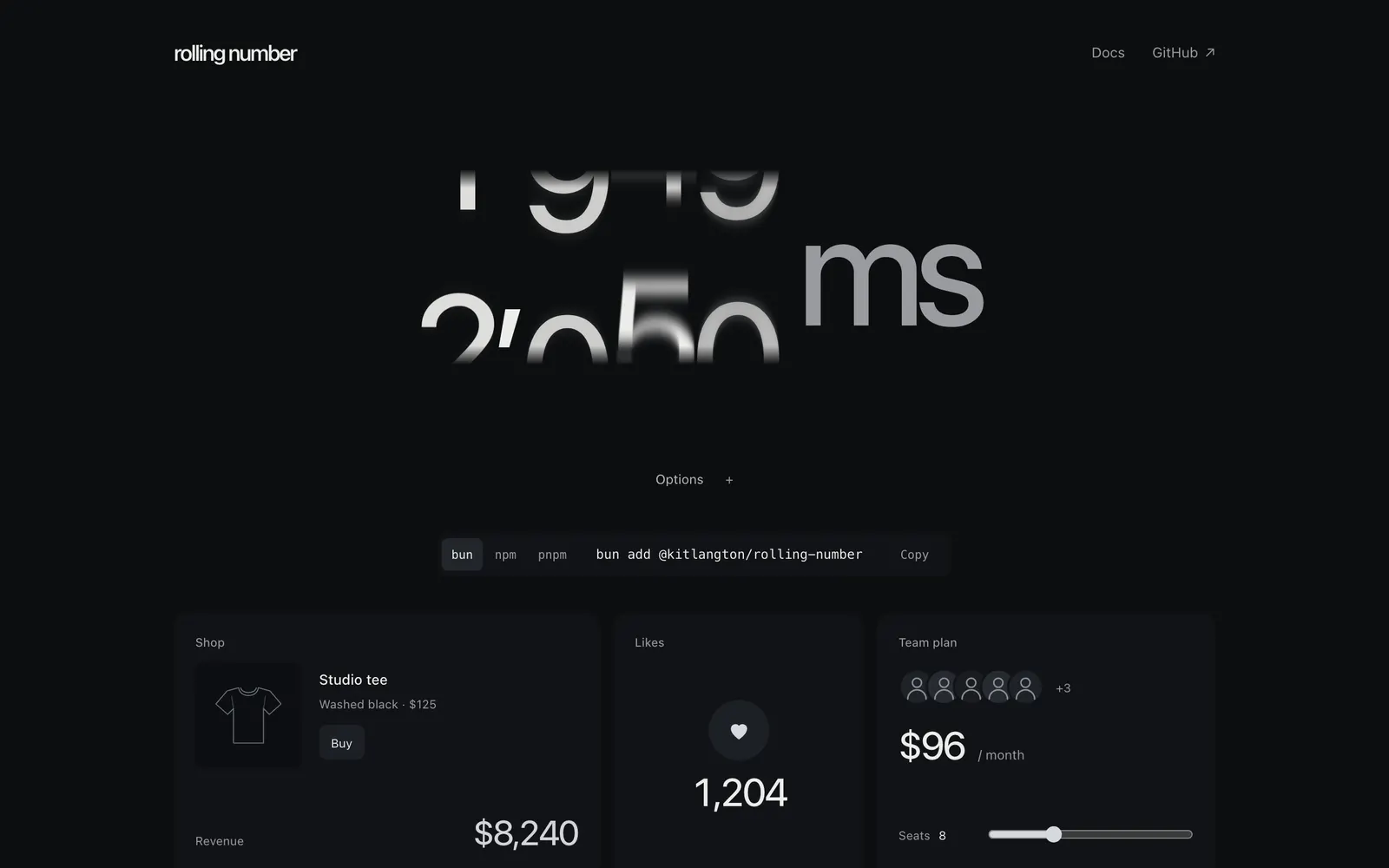 Rolling Number