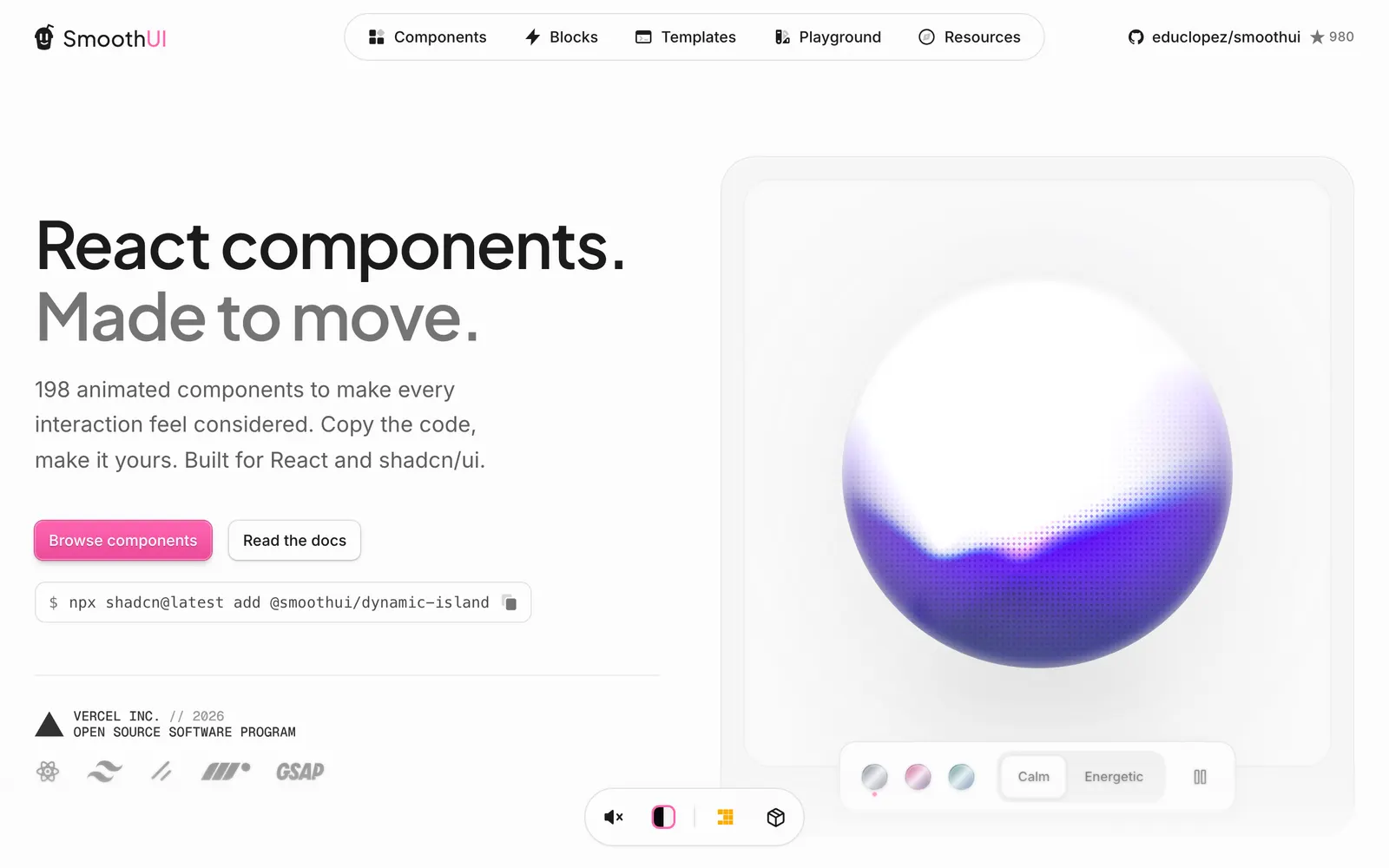 Smooth UI