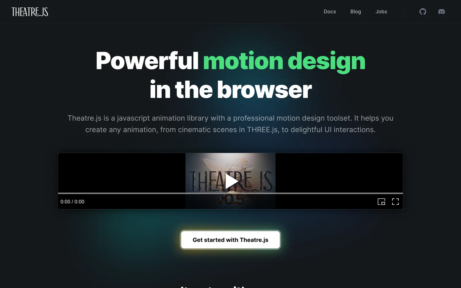 Theatre.js